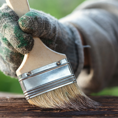 Peinture sur boiserie